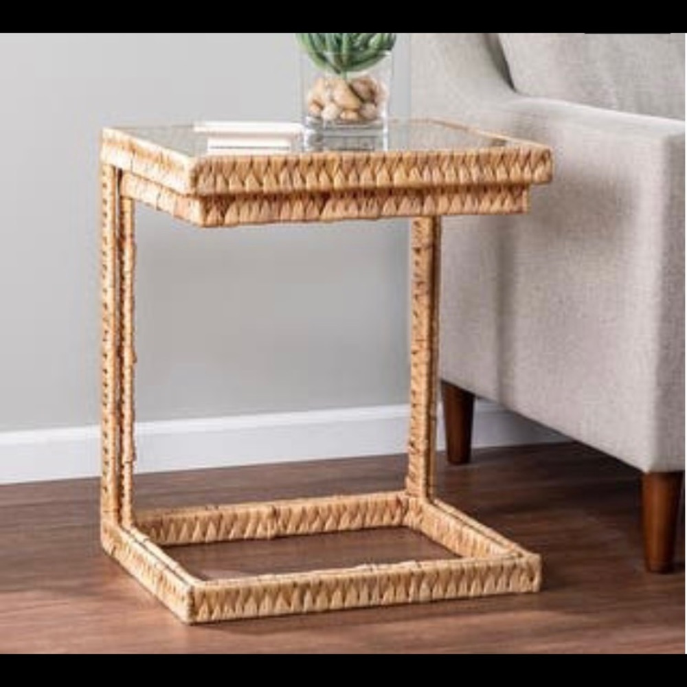 TWO side tables